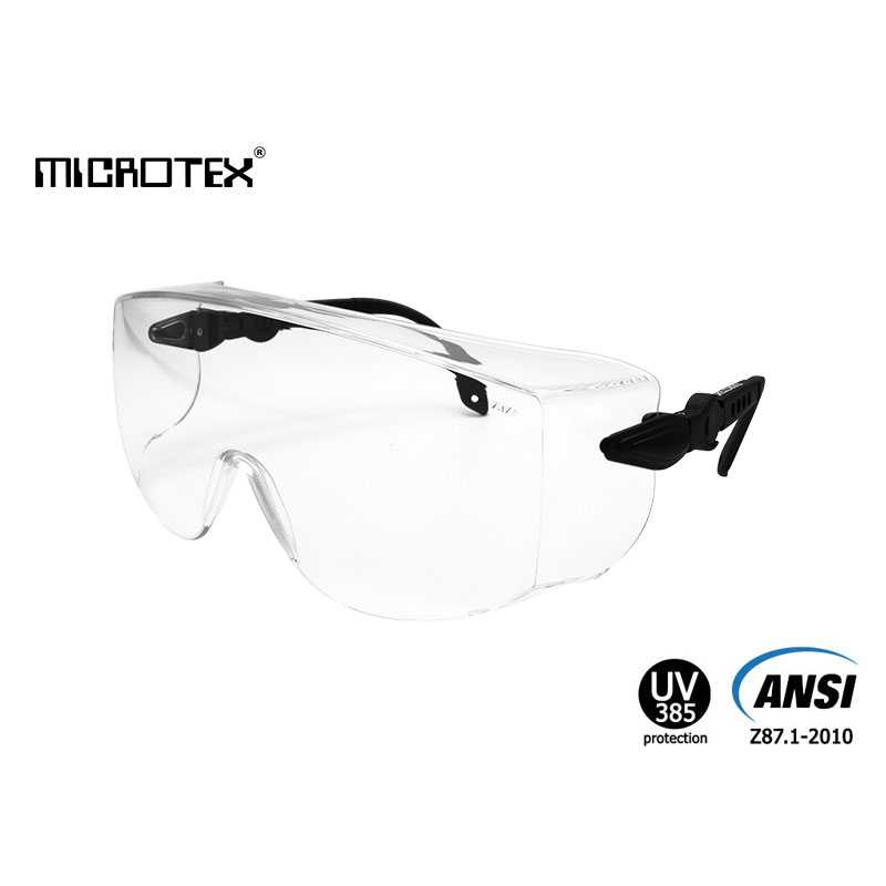 แว่นตานิรภัยเลนส์ใส MICROTEX® รุ่น ปรับองศาขาแว่นได้