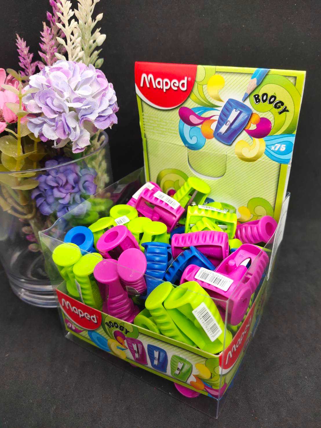 กบเหลาดินสอ BOOGY MAPED คละสี(75ชิ้น)