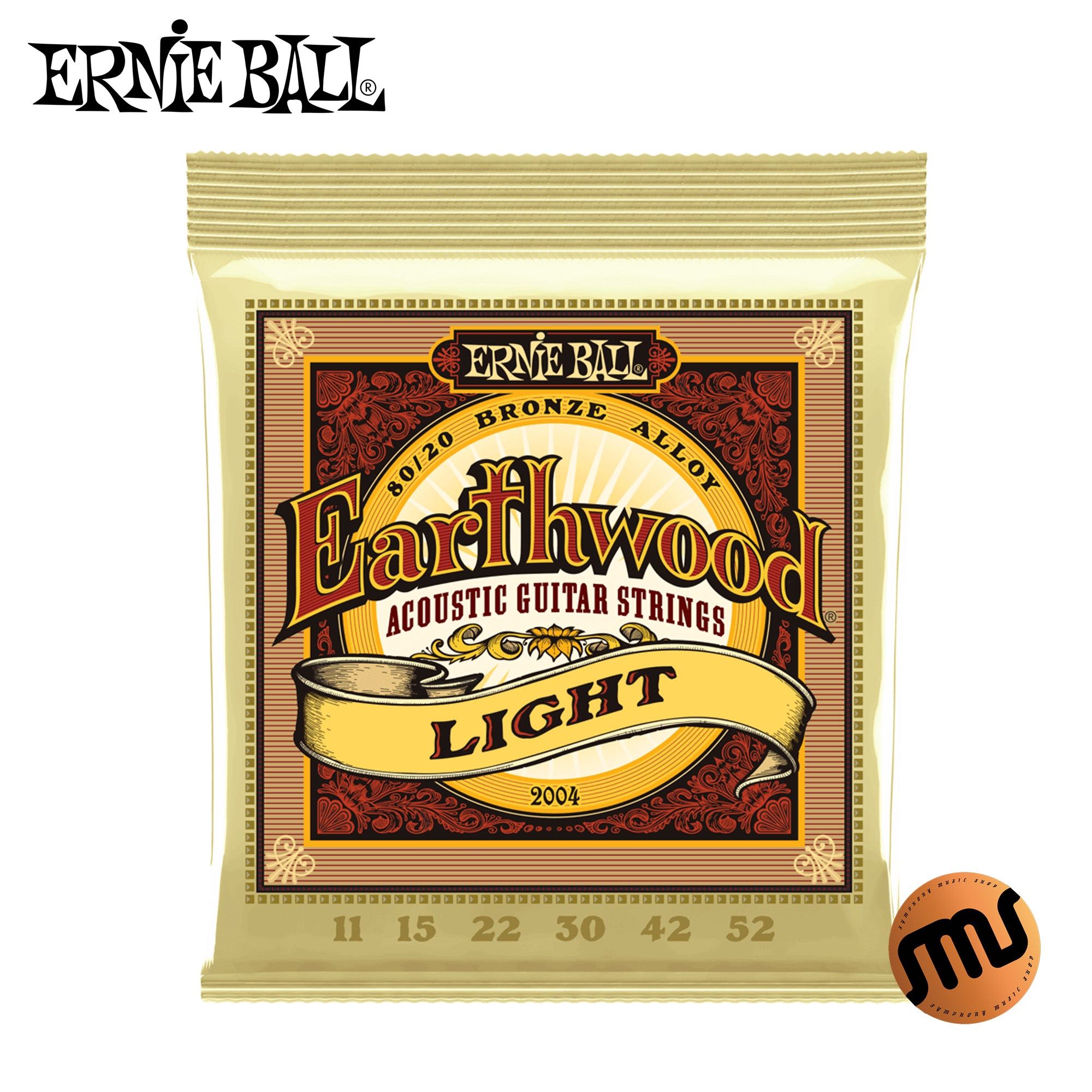 สายกีต้าร์โปร่ง ERNIE BALL EARTHWOOD  เบอร์ 11/52