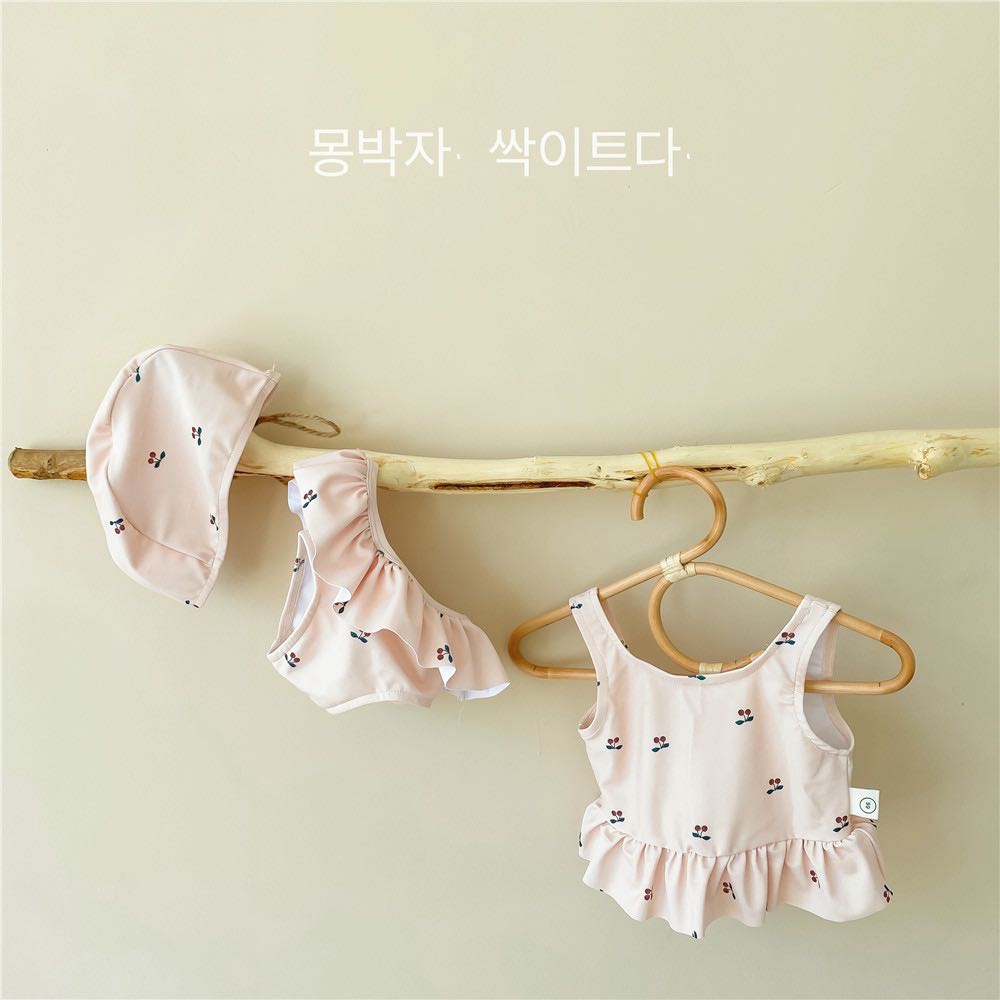 petite cherry swimsuit 3 pcs 