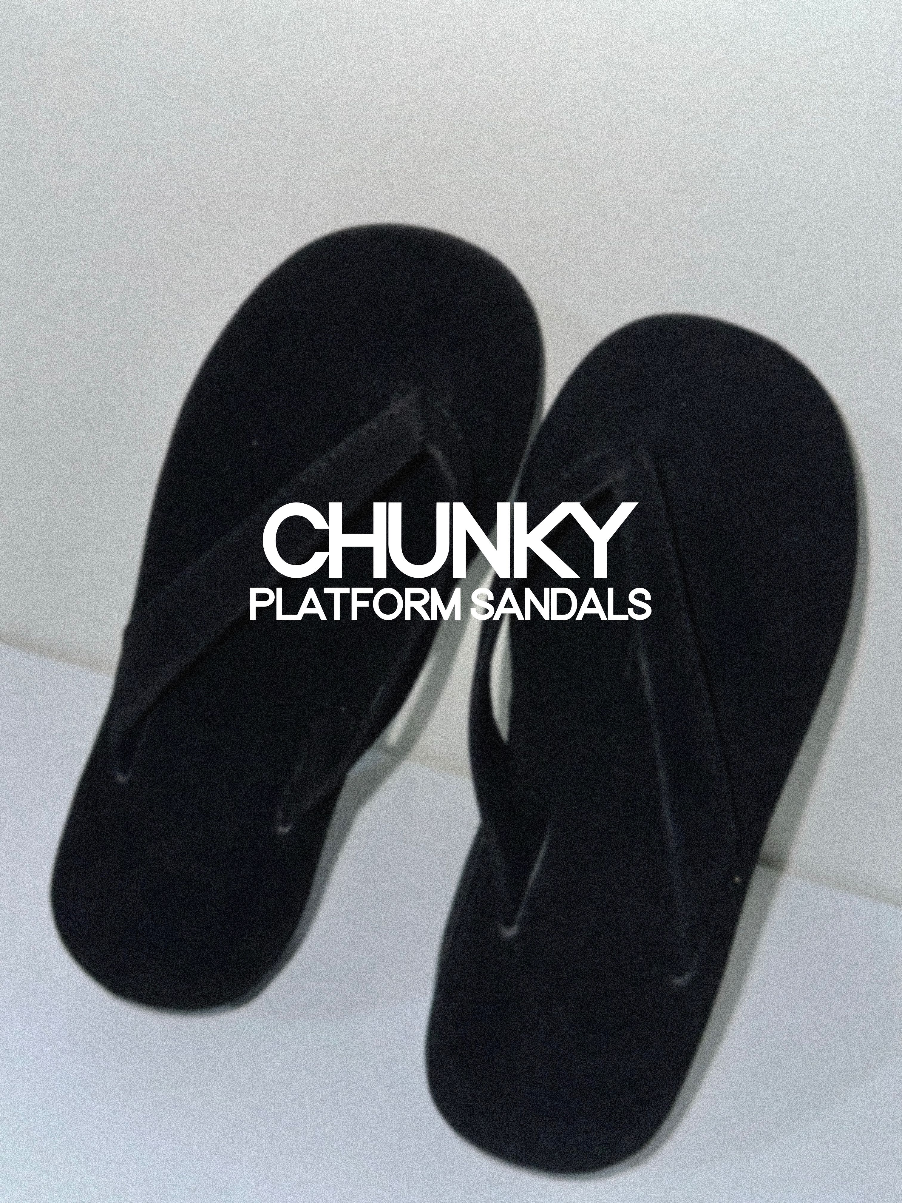 CHUNKY PLATFORM SANDALS