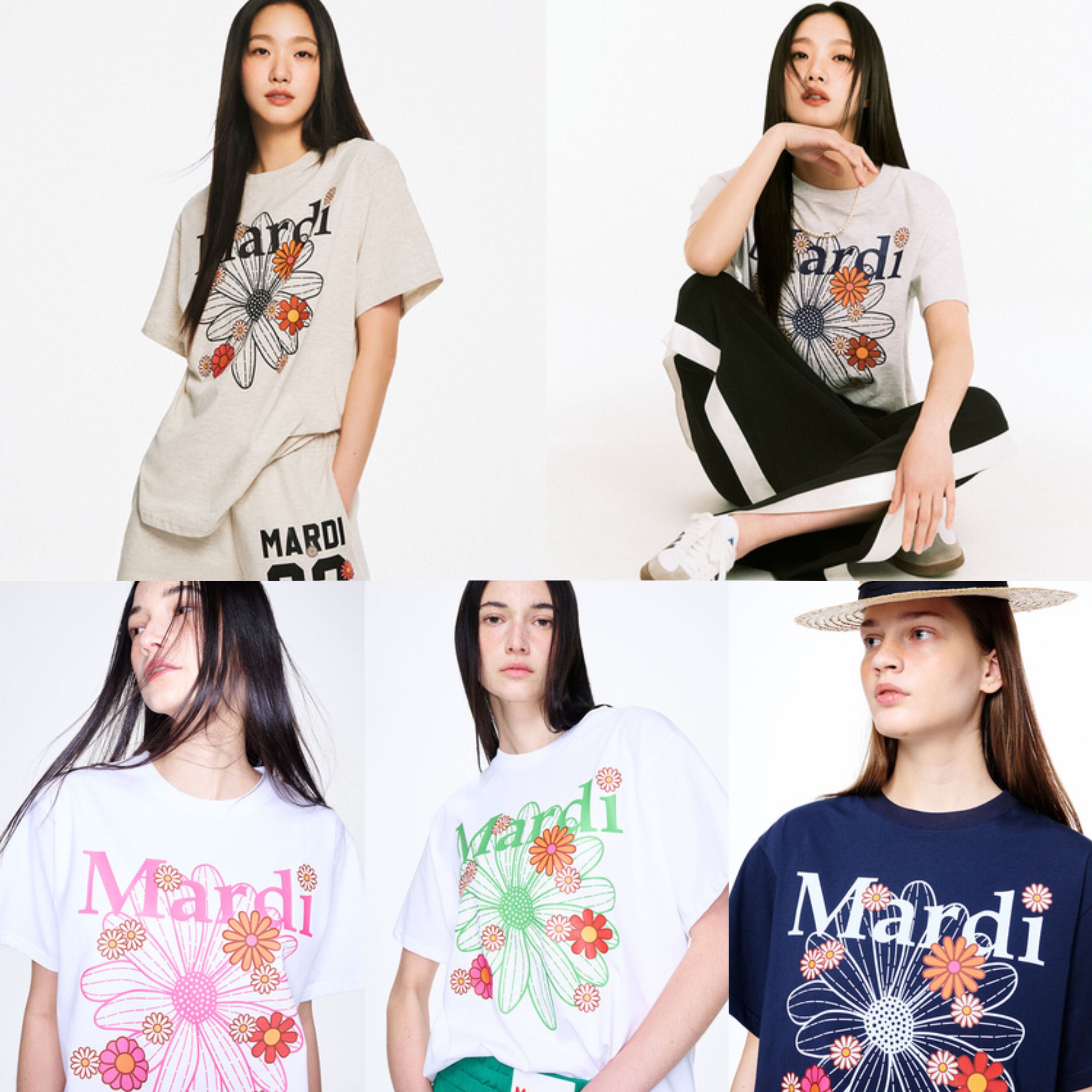 พรีออเดอร์ Mardi mercredi TSHIRT FLOWERMARDI BLOSSOM | LINE พรีออเดอร์ Mardi mercredi TSHIRT FLOWERMARDI BLOSSOM | LINE