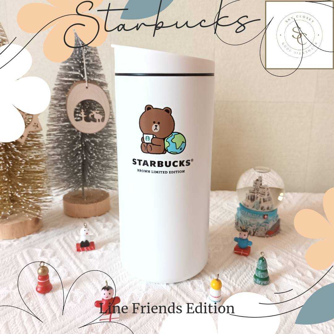 Starbucks X LINE FRIENDS 2022 แก้วเก็บอุณหภูมิ Starbucks Thailand ของแท้ 100%