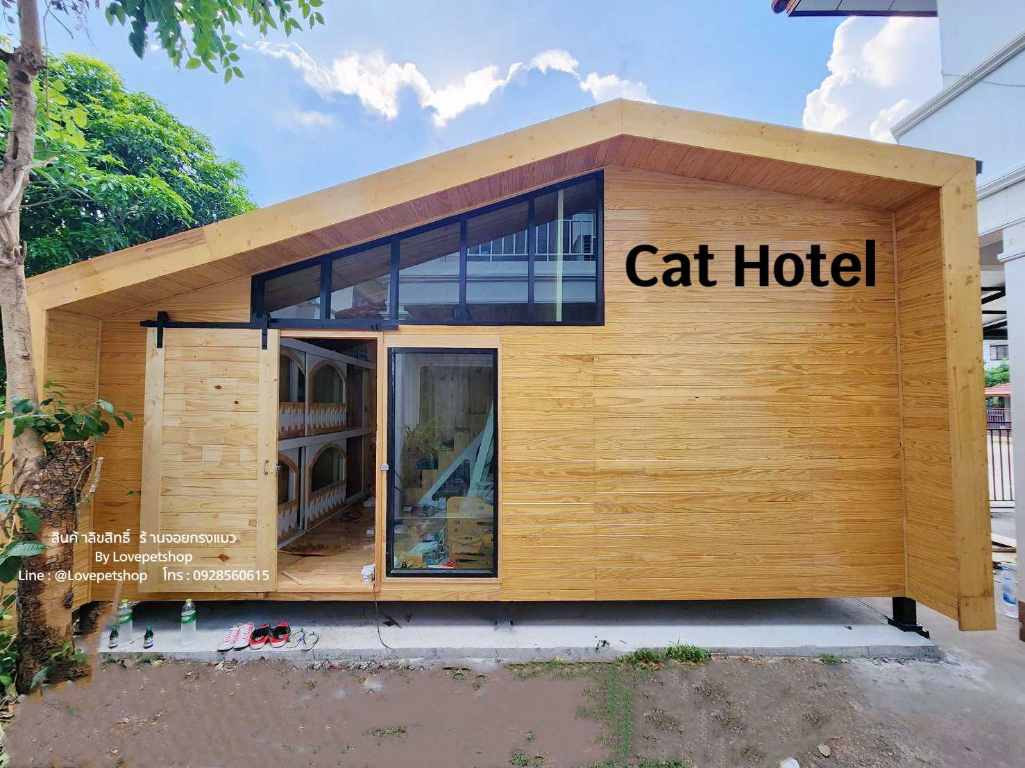 โรงแรมแมว - บ้านน็อคดาว์น