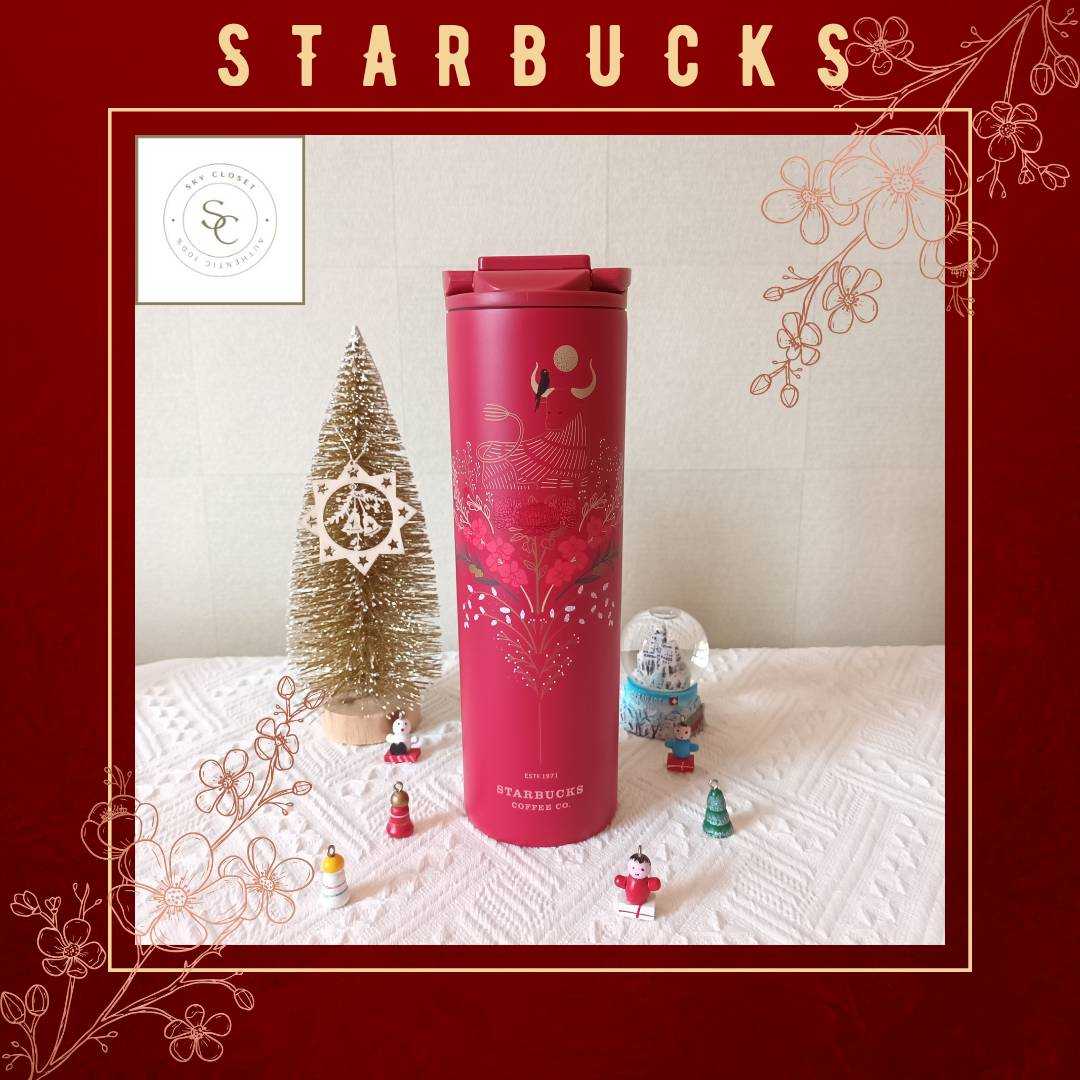Burgundy Ox Stainless Steel Tumbler ขวดเก็บความเย็น Ox Collection 2021