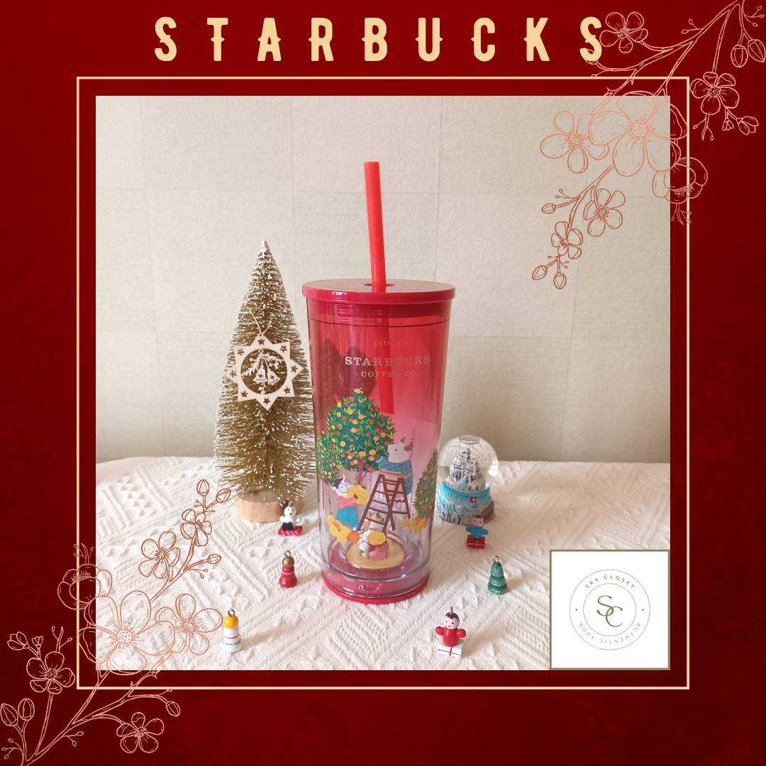 แก้วน้ำลาย Ox with Orange Tree Crystal Cold Cup (18 Oz.)