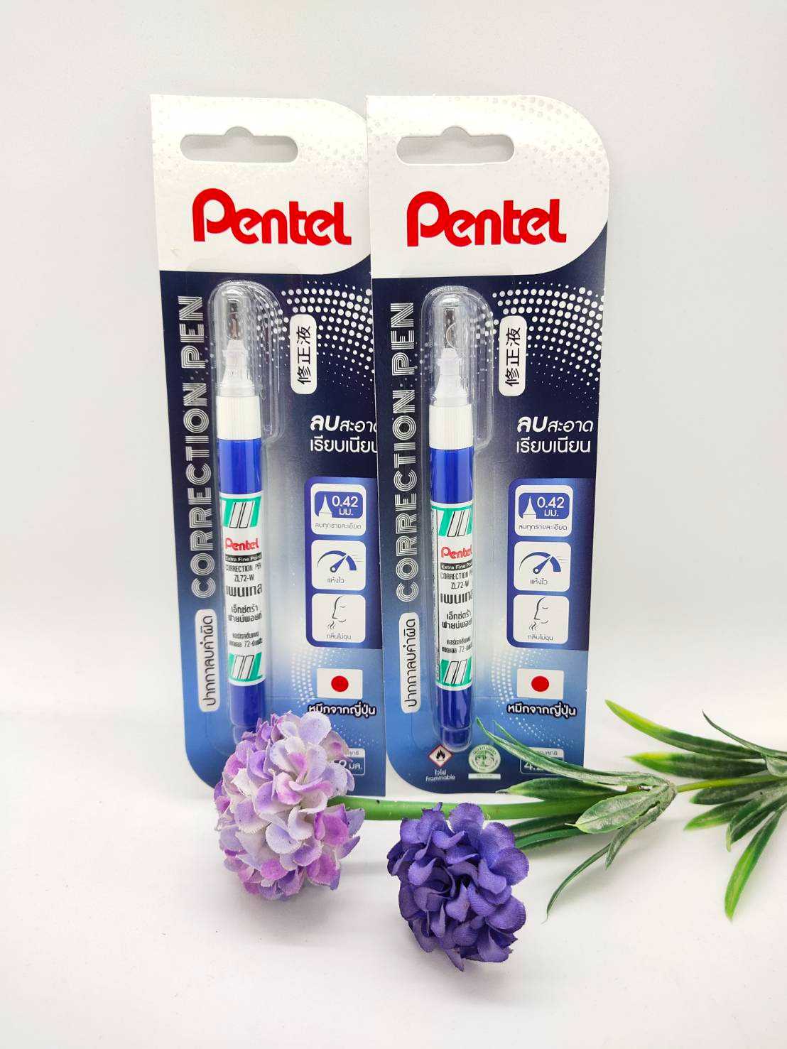 น้ำยาลบคำผิด Pentel รุ่น ZL72-WBT (อัน/กล่อง 24อัน)