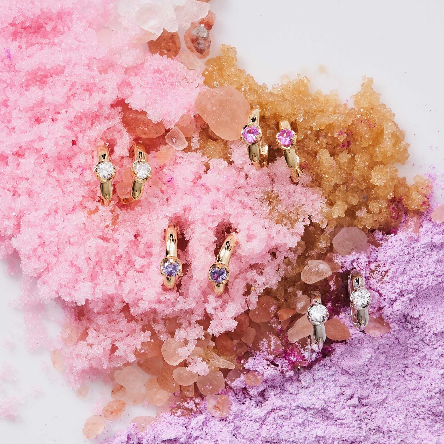 YVIS Glitter Hoop ต่างหู