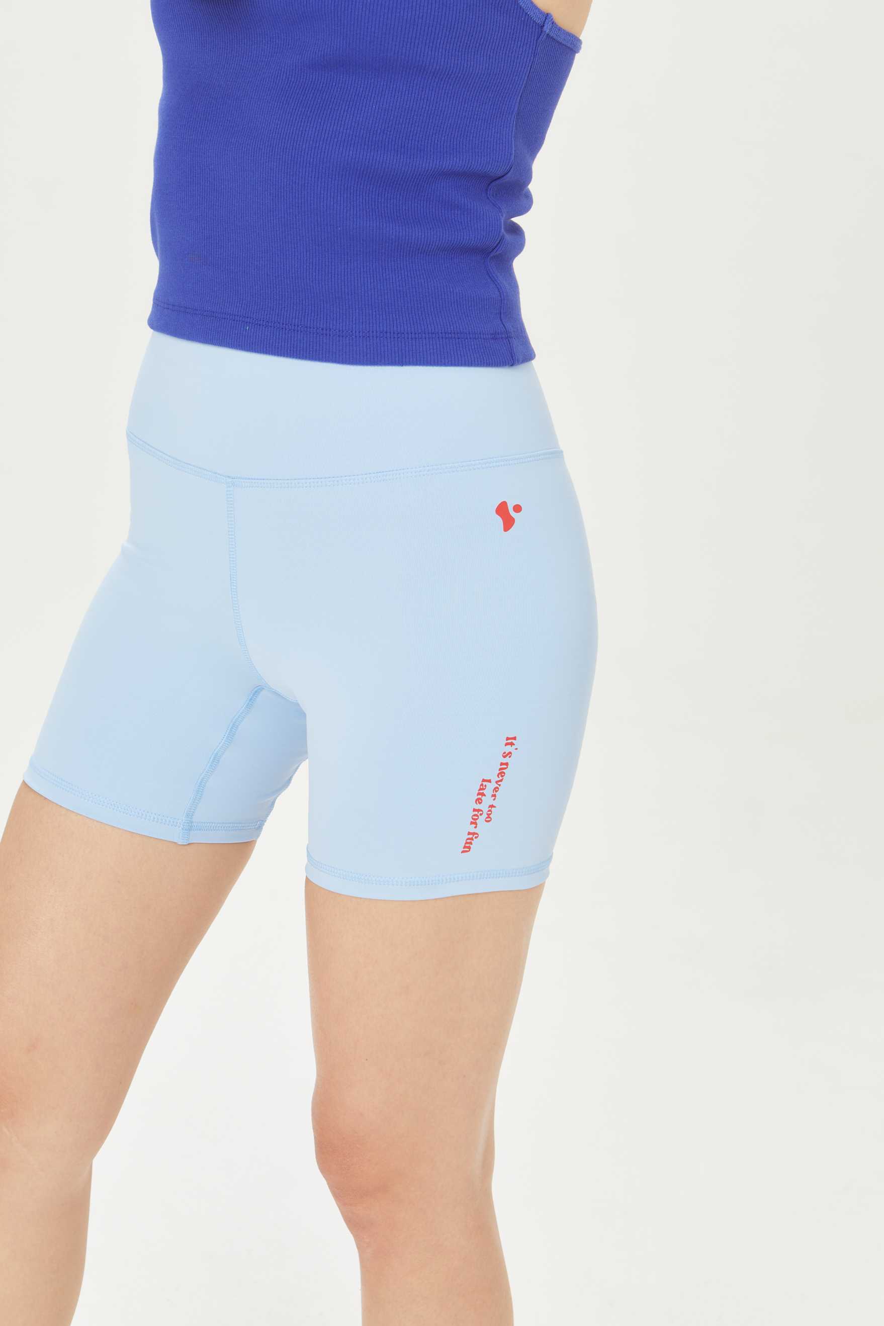 Biker Shorts - Blue