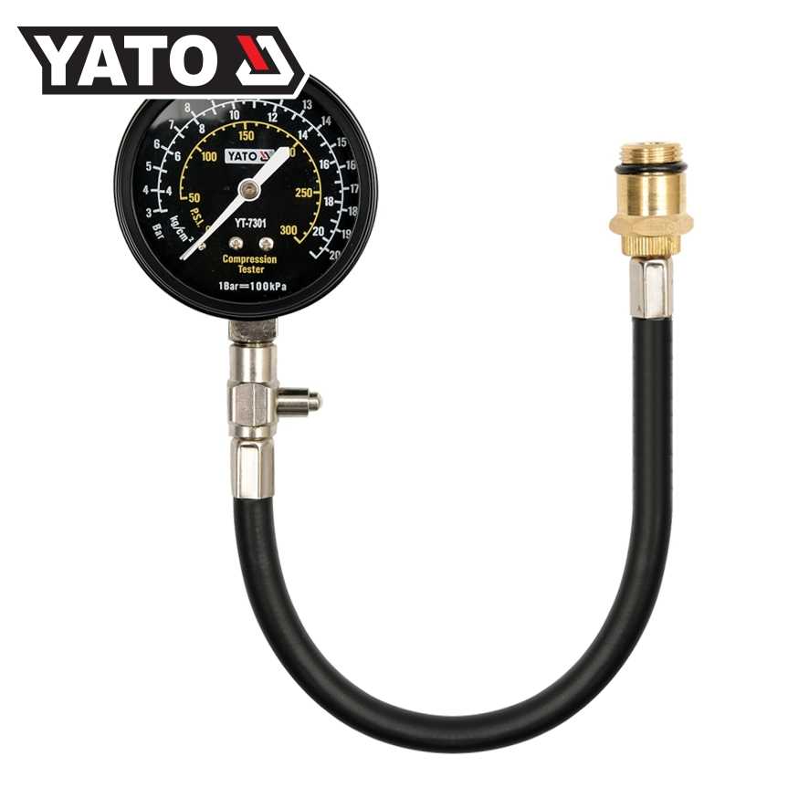 YATO YT-7301 ชุดวัดกำลังอัด เครื่องยนต์เบนซิน สายอ่อน