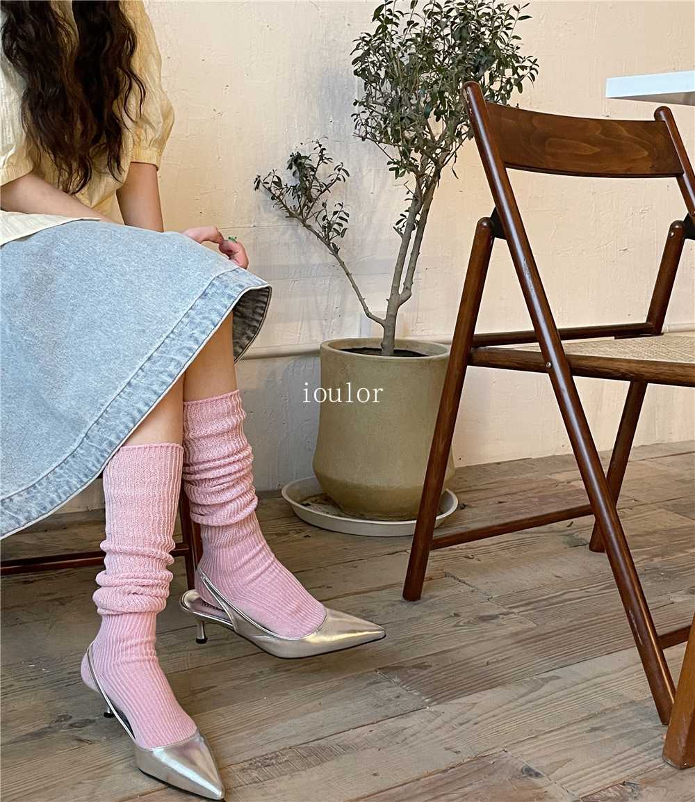 ถุงเท้ายาว Loose Socks🧦 #รหัสSK87