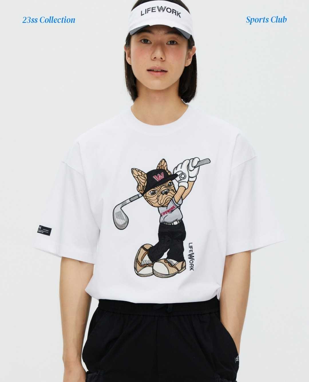 📌(ทักเชทก่อนสั่งซื้อ) เสื้อ life work ทรง oversize 
