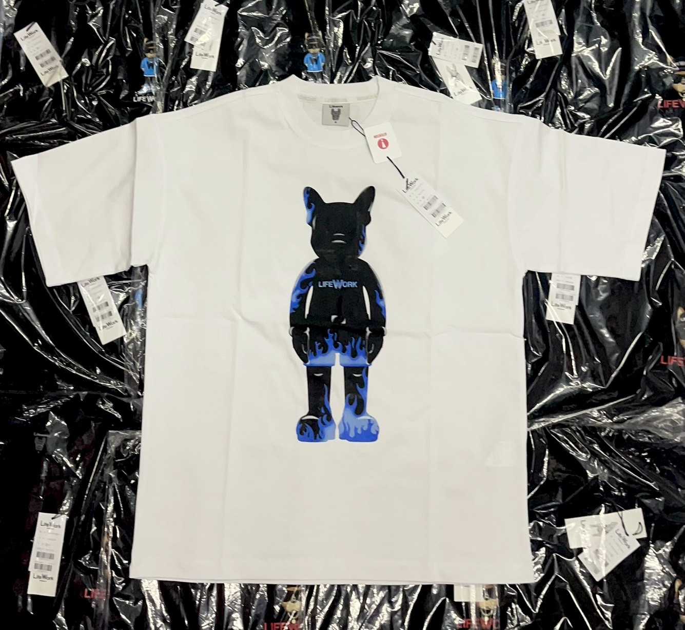    📌(ทักเชทก่อนสั่งซื้อ) เสื้อ life work ทรง oversize 