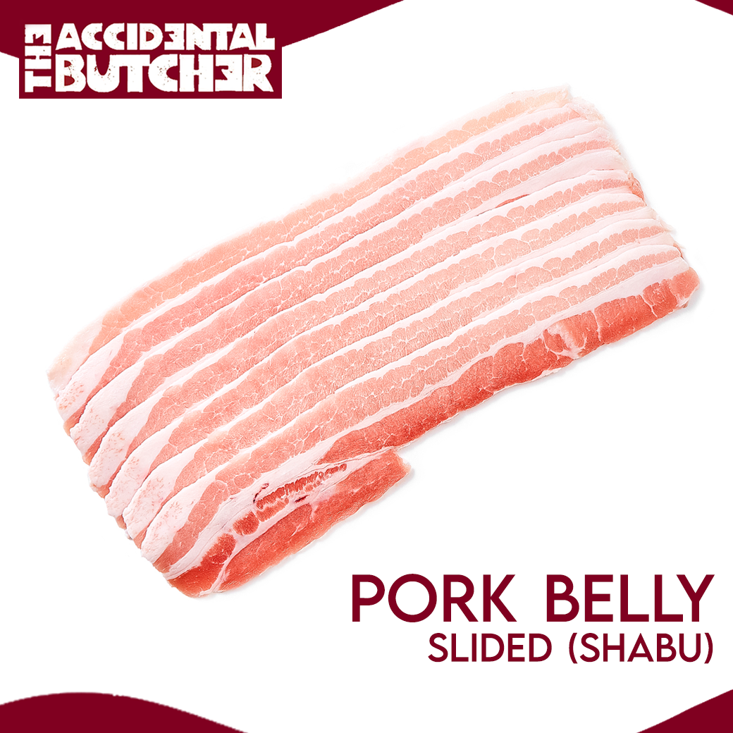 Frozen Pork Belly Sliced (Shabu) (หมูสามชั้นสไลด์สำหรับทำชาบู)