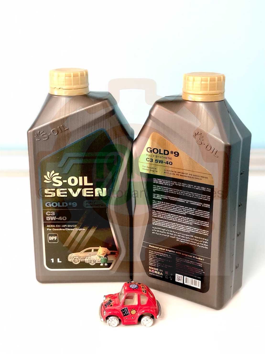 น้ำมันเครื่อง S-OIL 7 GOLD#9 5W-40 ( C3-16,DPF ) รองรับ B-10,B-20