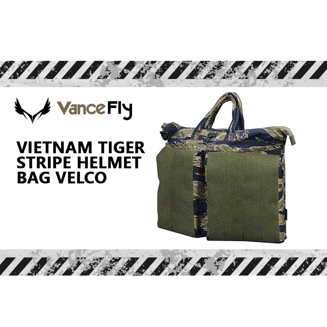 Vietnam Tiger Stripe Helmet Bag [ Velco ]