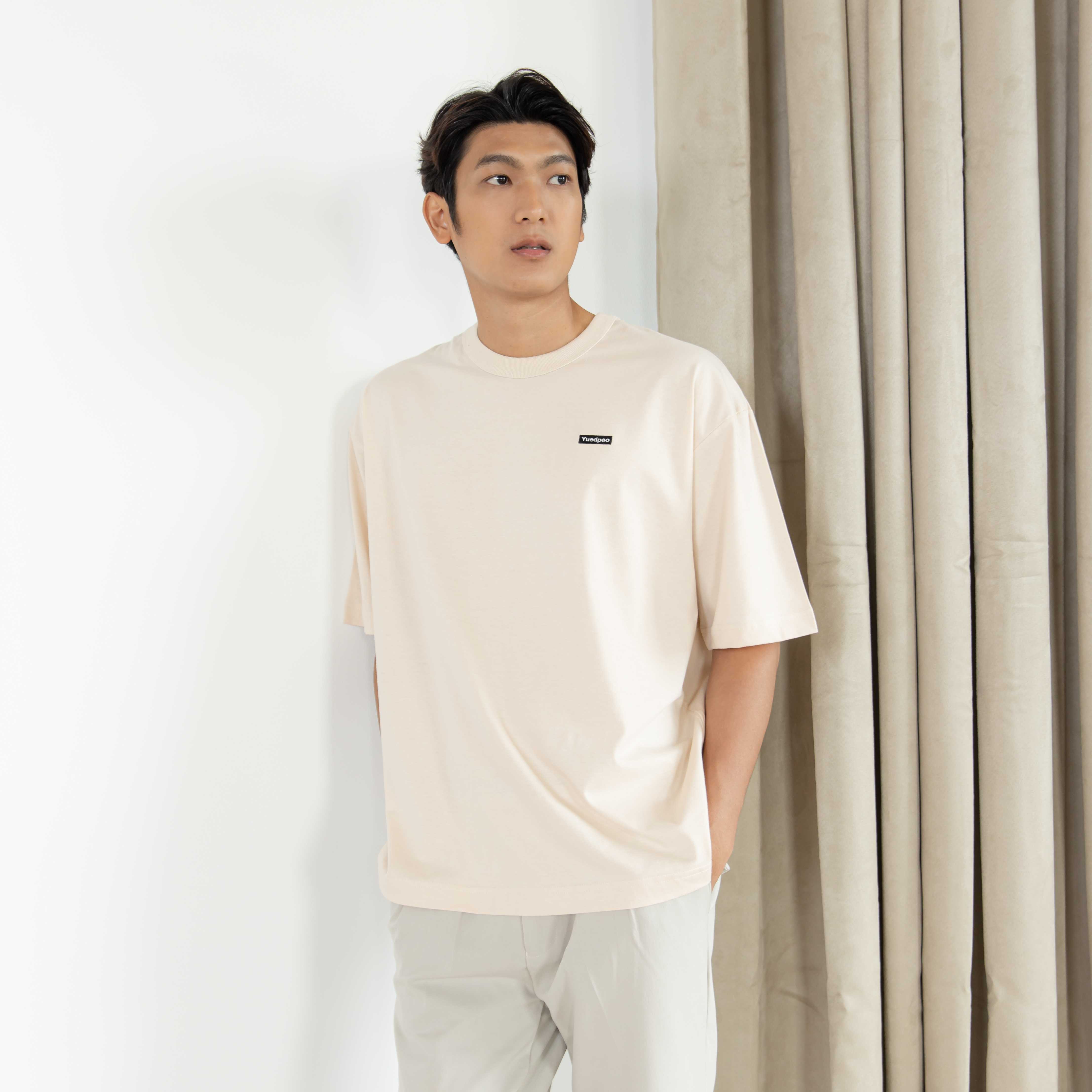 Yuedpao เสื้อยืด OVERSIZE Signature Oversize_Ivory Cream