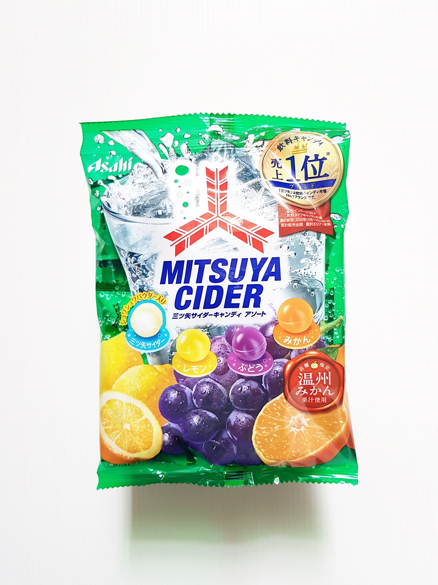 Asahi Mitsuya Cider ลูกอมโซดา