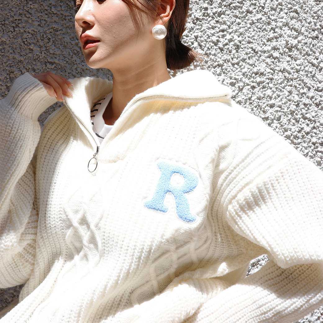 RYA YOU Cardigan Zip White