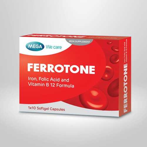 Ferrotone เฟอร์โรโทน  10 เม็ด