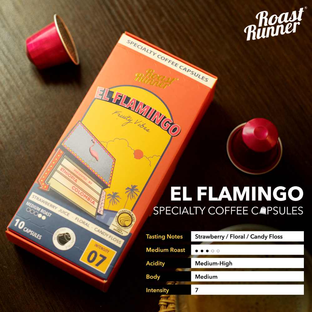 กาแฟแคปซูล El Flaminngo Specialty Coffee Capsules for Nespresso