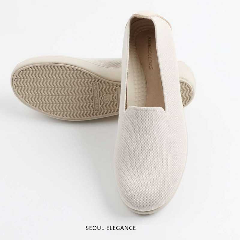 SEOUL ELEGANT  สีเบจ รองเท้าสุขภาพจากเกาหลี ช่วยเรื่องรองช้ำ เท้าแบน กระดูกโปน น้ำหนักเบา ใส่สบาย