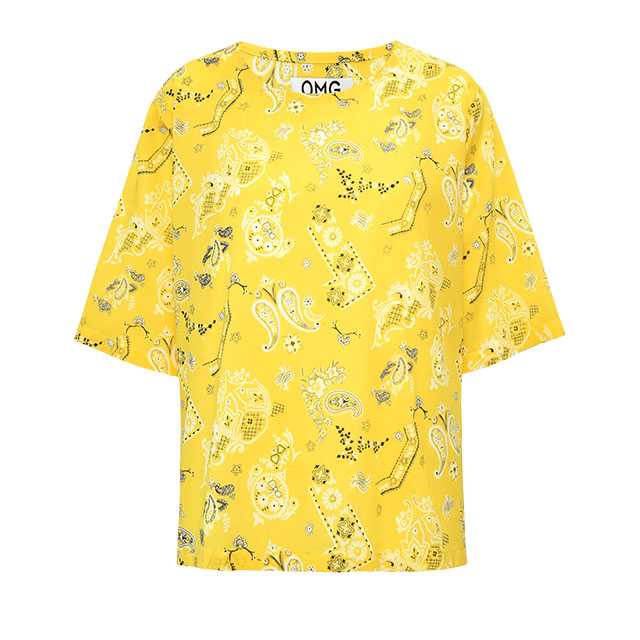 เสื้อแขนสั้นคอกลม PAISLEY
