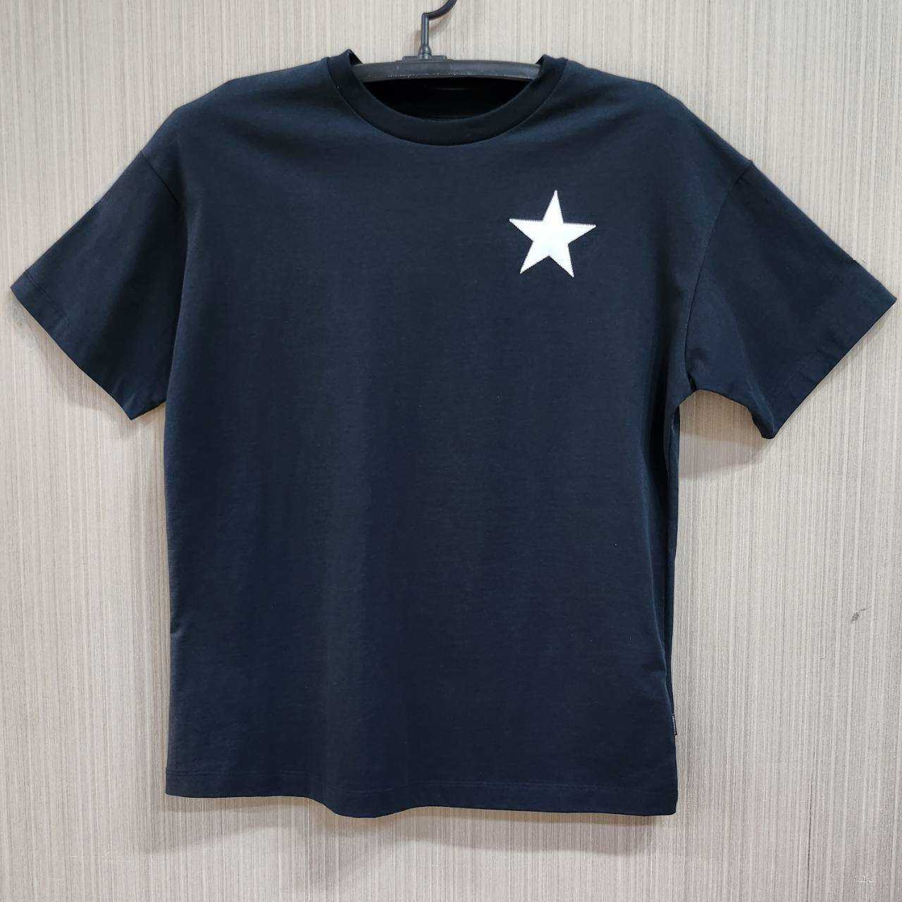 Twisted varsity os tee Black