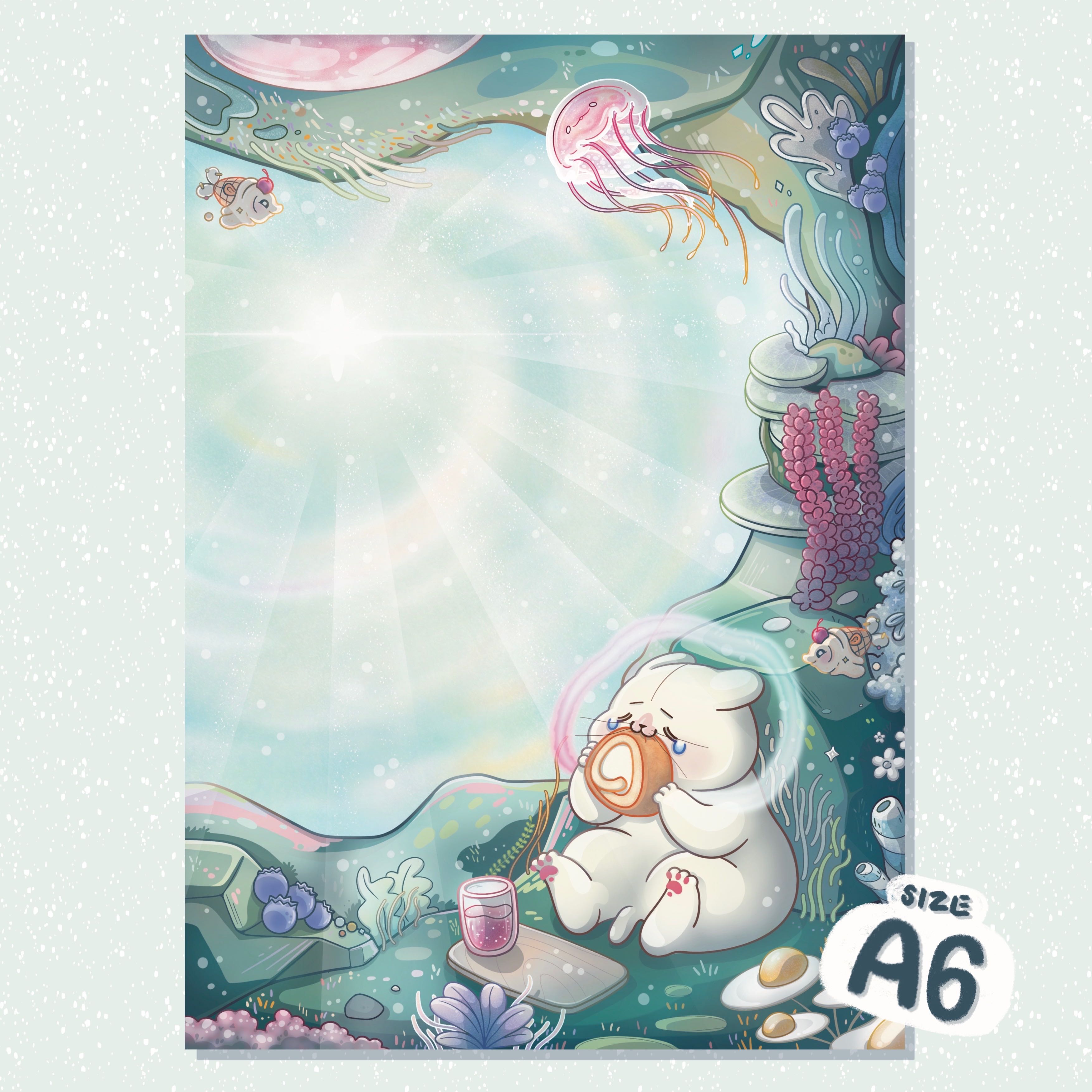 A6 POSTCARD - EAT YOUR ROLL
