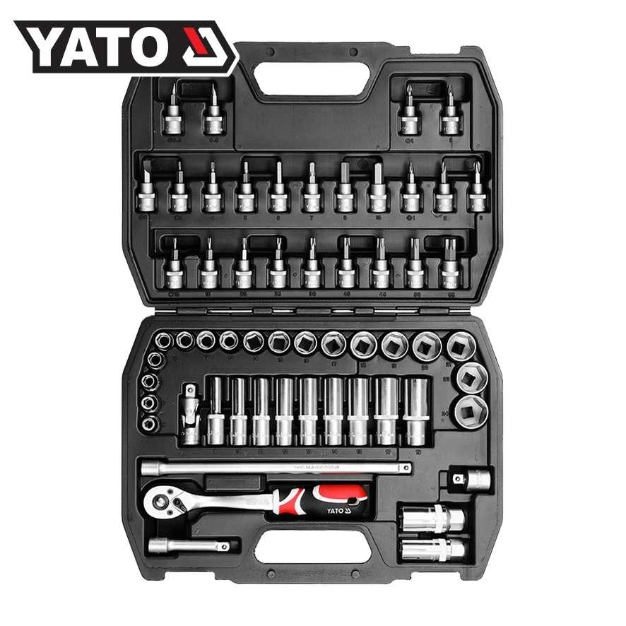 YATO YT-3857 ชุดบล็อก 3/8หุล 58 ตัวชุด