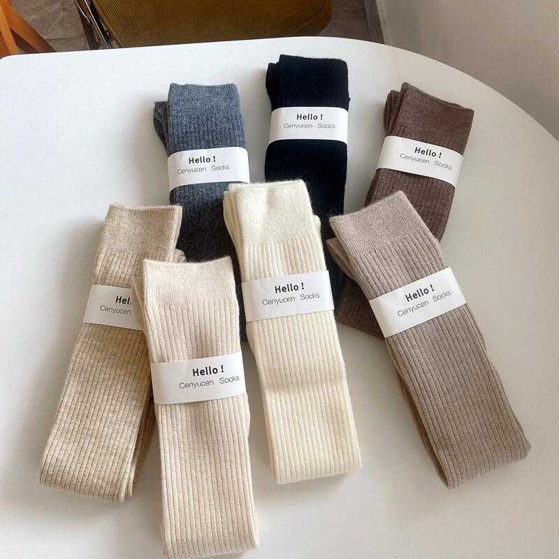 #ถุงเท้ายาว ความยาวเหนือเข่าบุขนนิ่ม 🧦 #รหัสSK26