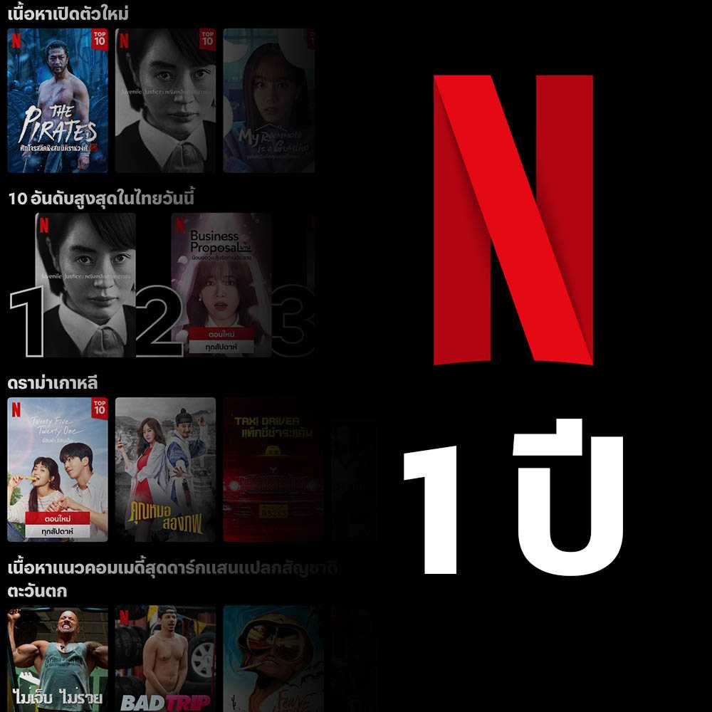 NETFLIX 1 ปี UHD4K