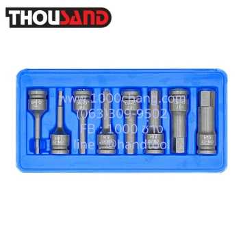 THOUSAND KS1864 ชุดลูกบล็อกเดือยโผล่ 1/2 6 เหลี่ยม 8 ตัวชุด (H5 - H19)