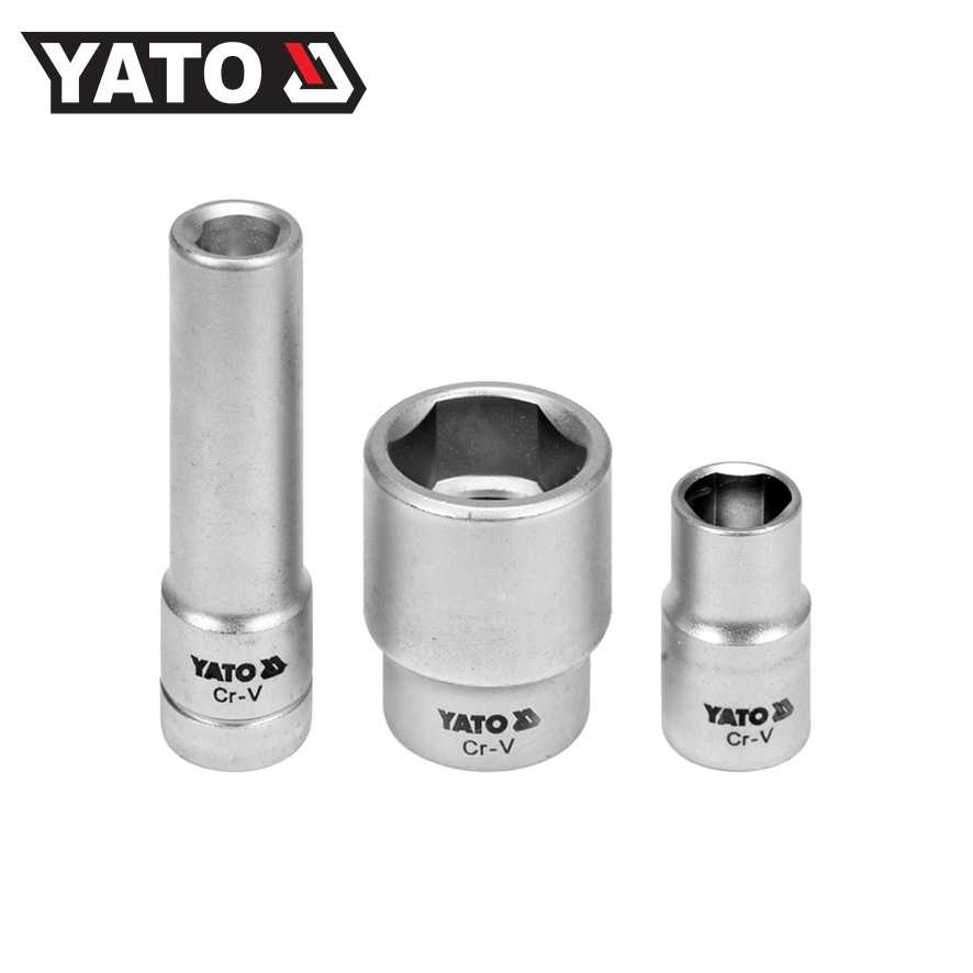 YATO YT-17525 ชุดลูกบล็อกถอดน็อต ปั๊มหัวฉีด (ปั๊ม VE) 3 ตัวชุด