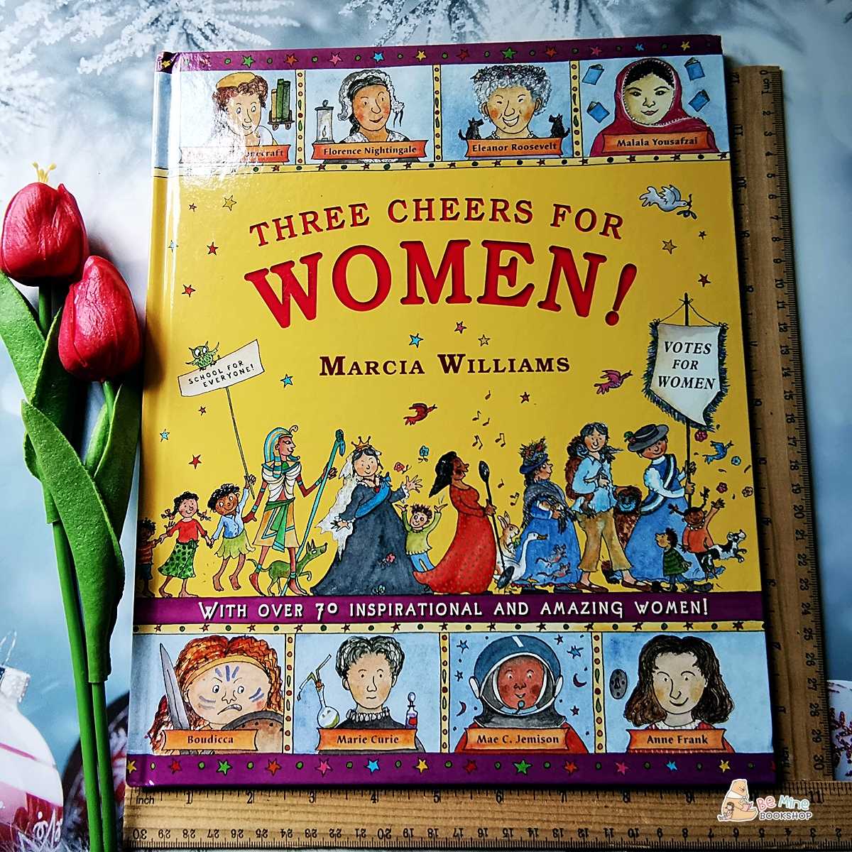 ประวัติหญิงเก่งของโลก║Three Cheers for Women!║★มือสอง ★ปกแข็ง ★เล่มใหญ่