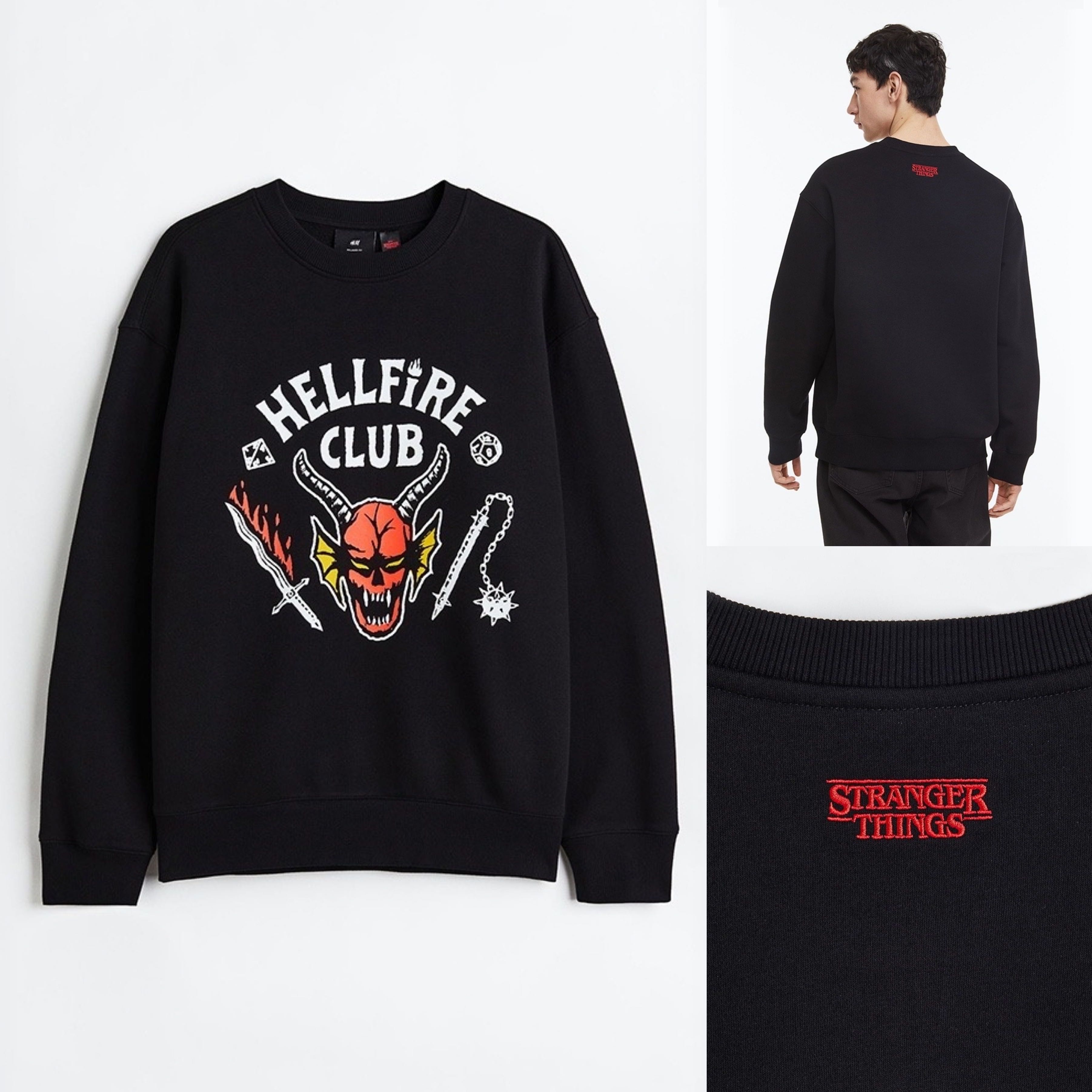 H&M x Stranger things sweatshirt 
