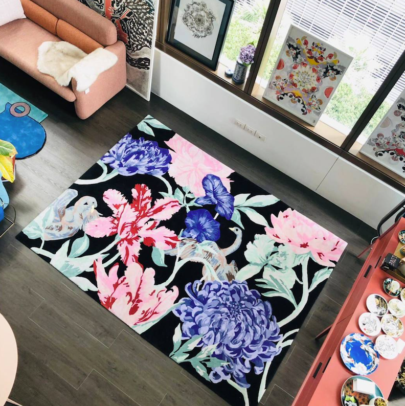 SWOON Carpet - Floral - 100% New Zealand's Wool