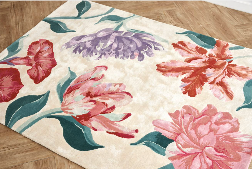 SWOON Carpet - Floral - Premium Tecel mixed Wool