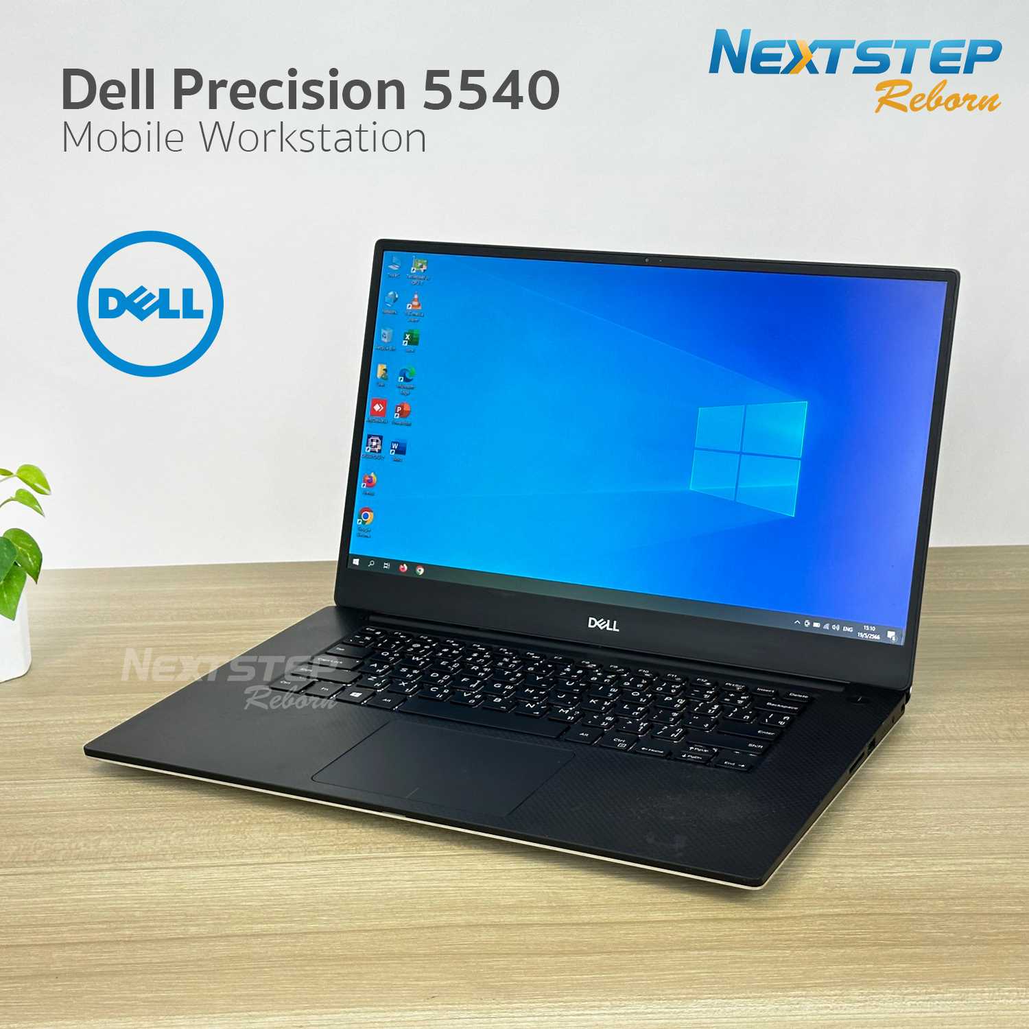 (คอมมือสอง) Dell Precision 5540 Workstation Core i9 9980HK Ram 64GB M.2 512GB Quadro T2000 จอ 15.6