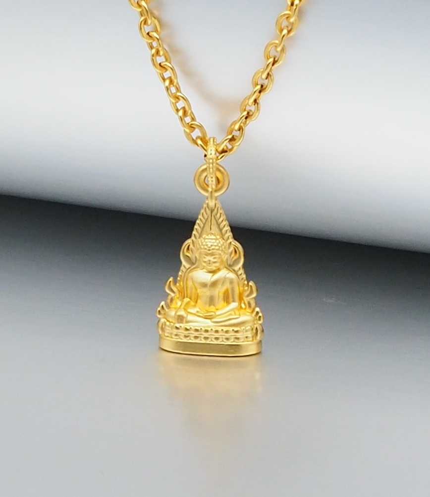 จี้พระพุทธชินราชเล็ก ทองคำแท้ 99.9% นนทอง 0.7 กรัม