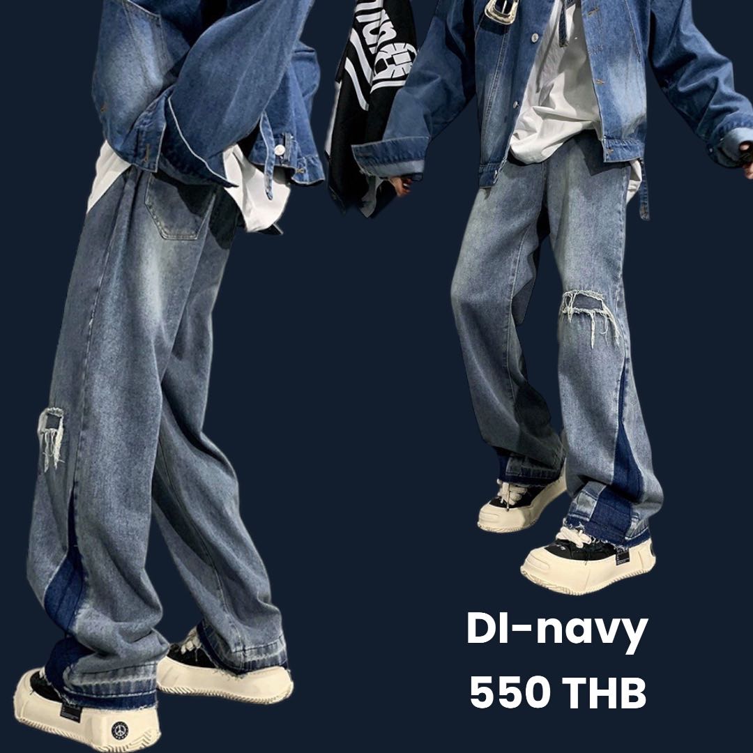(Preorder) กางเกงยีนส์ รุ่น Di-navy 