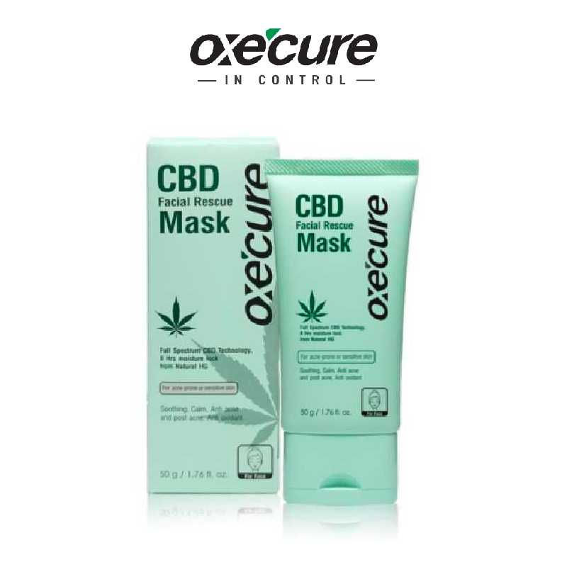 [NEW] Oxe'cure ซีบีดี เฟเชี่ยล เรสคิว มาส์ก CBD Facial Rescue Mask 50g 10OX00136 (OX0053)