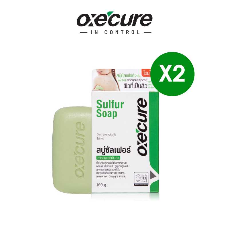 Oxe'cure Sulfur Soap 100g x2 - 10OX00046X2