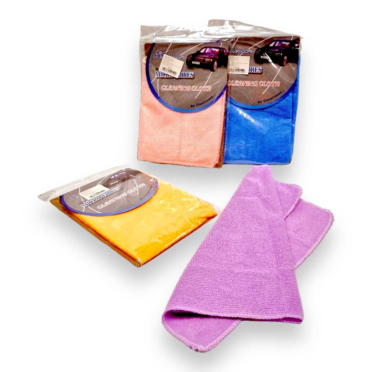 ผ้าไมโครสีพื้น 30x40 ซม. คละสีในโหล