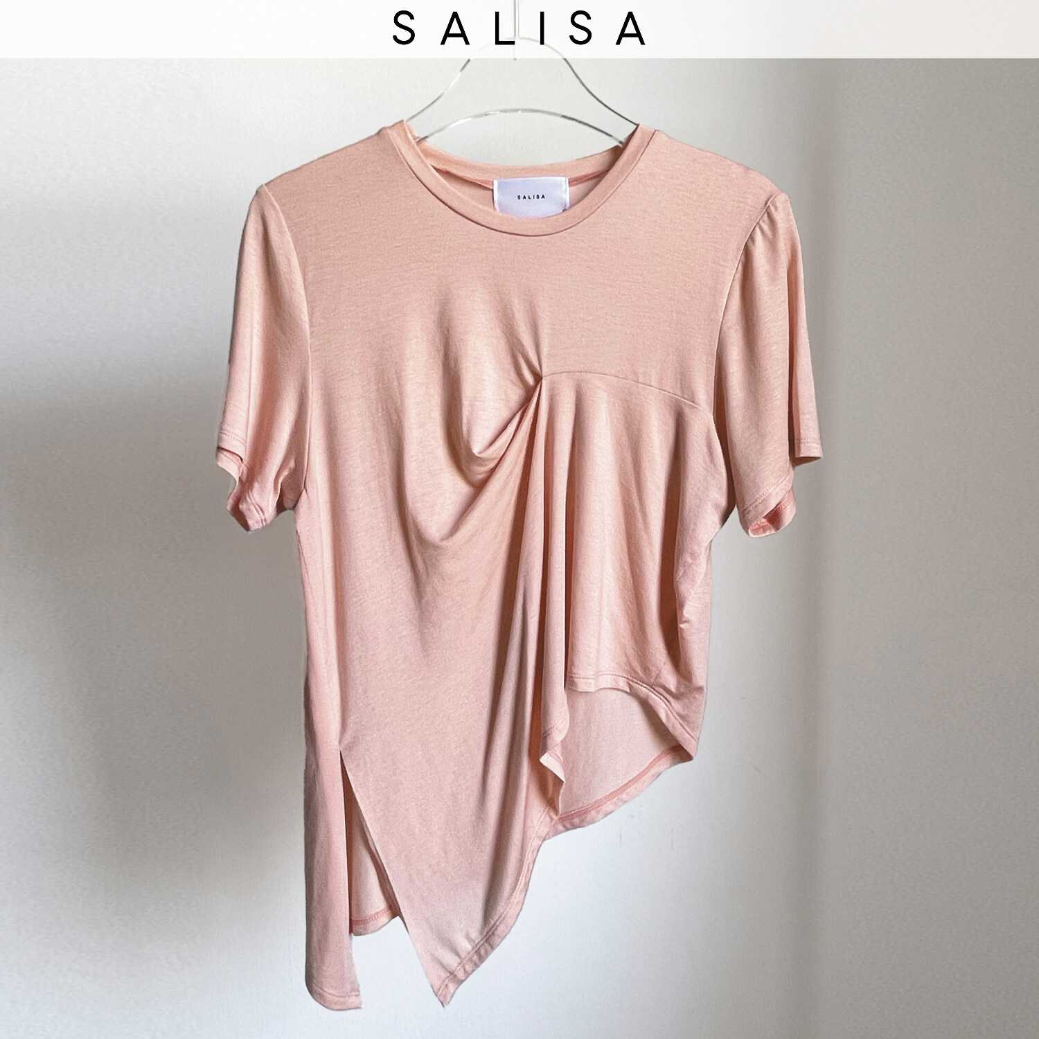 T-SHIRT FW21 asymmetric top Blush