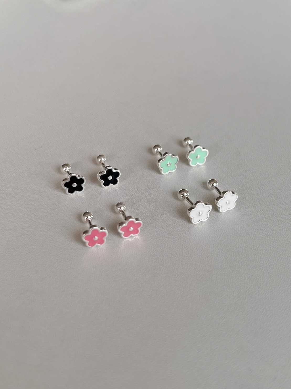 A.piece จิวเงินแท้ [all silver 925] Apricot piercing (ราคาต่อคู่)