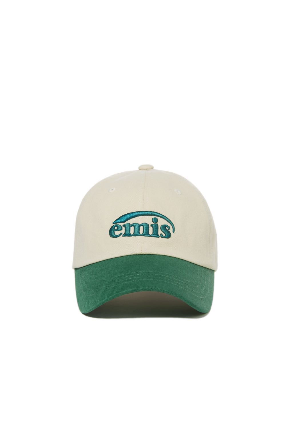 (พร้อมส่ง) หมวก EMIS รุ่น  NEW LOGO EMIS CAP  เบจ/เขียว