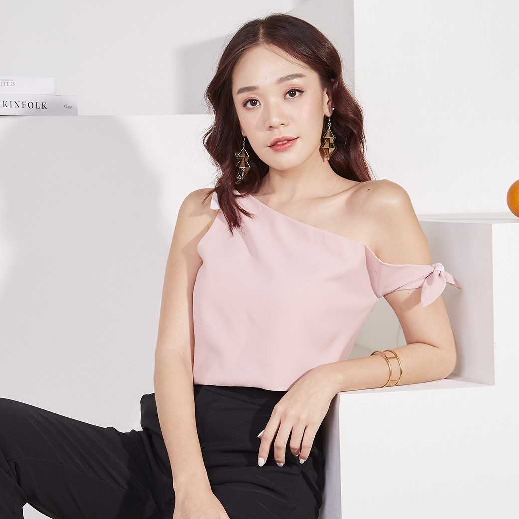 Mila ss19 L12 - เสื้อผู้หญิงสีชมพู