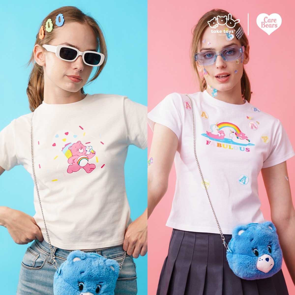 Believe Collection Baby Tee-เสื้อยืดพอดีตัว ผ้า Cotton