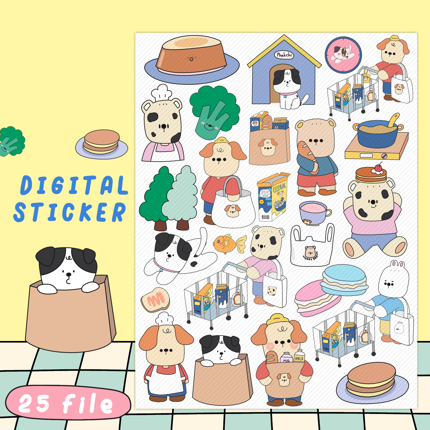 v3.Setนี้มีแถมในplanner v4 ✨Sticker แต่งแพลนเนอร์